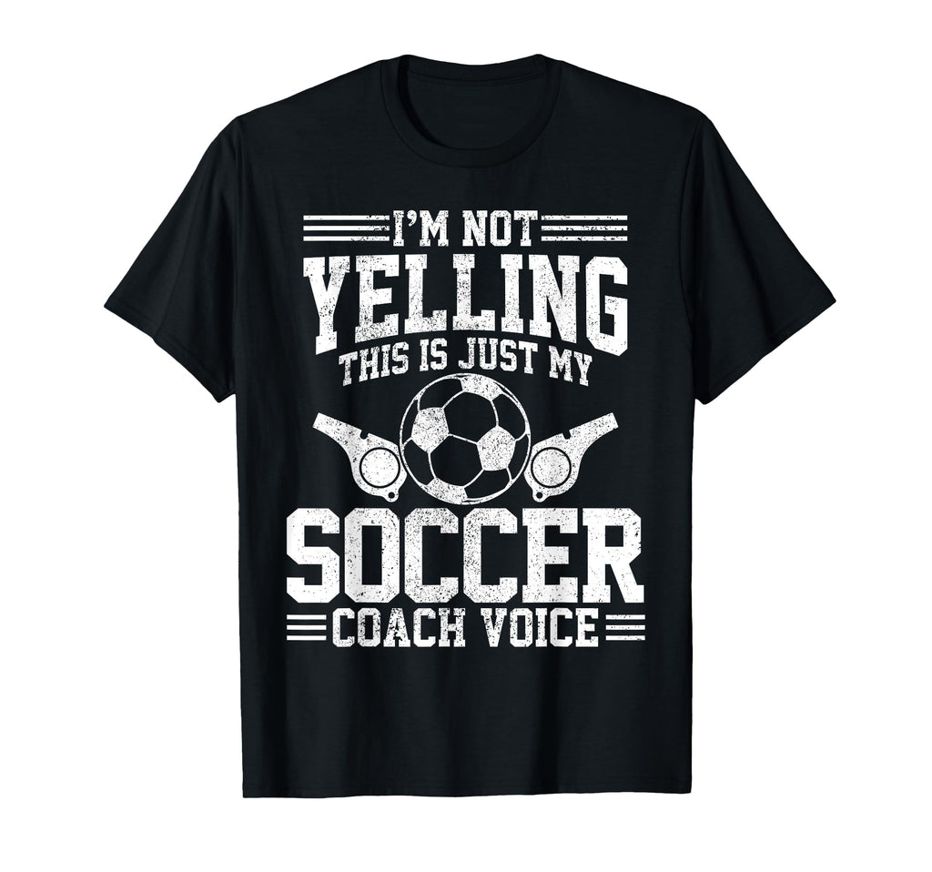 Soccer Coach Voice Funny Sports Team T-Shirt - Trendy Graphic Men Women