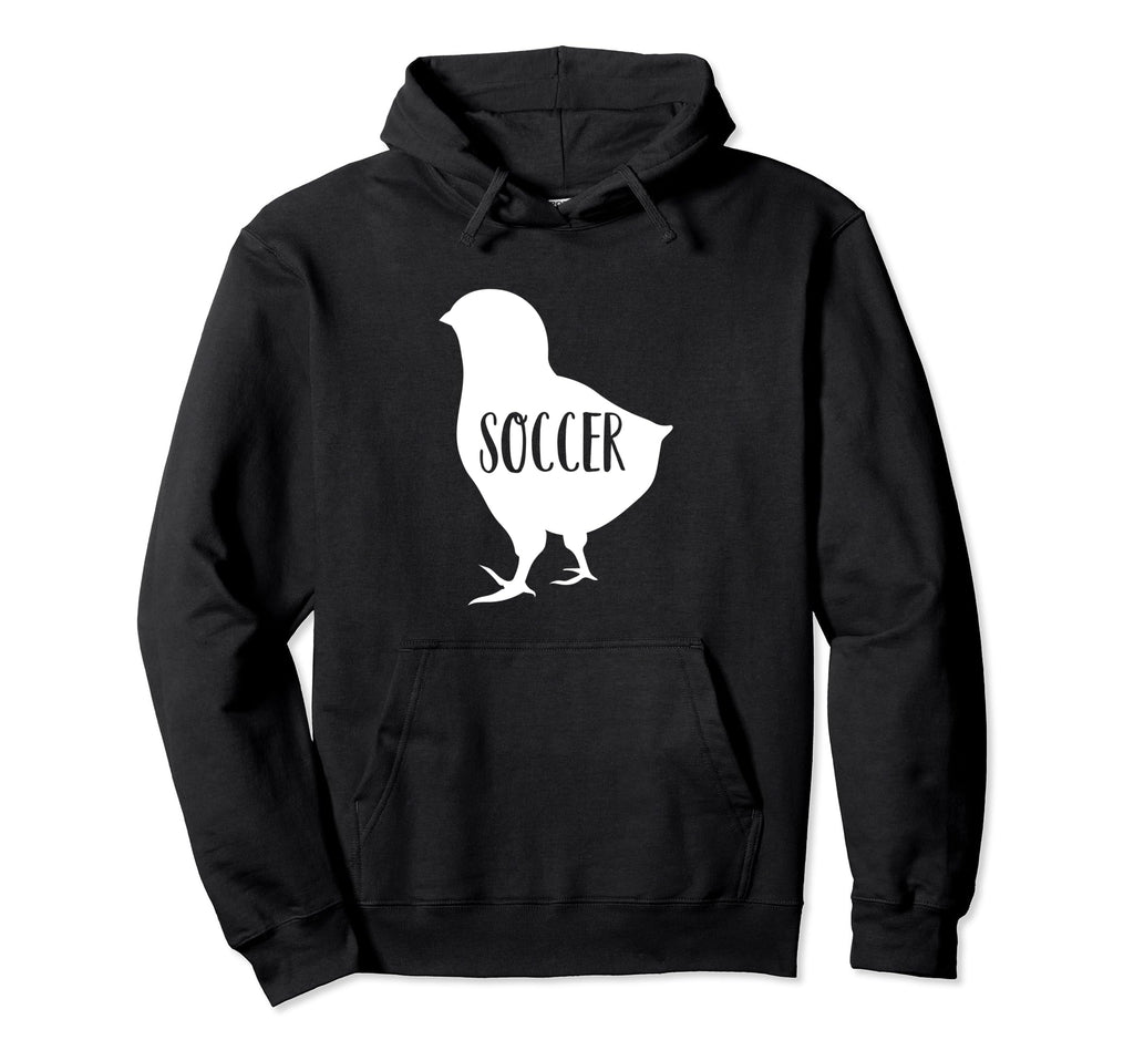 Sport Soccer Chick Hoodie - Fun Novelty Design for Adults