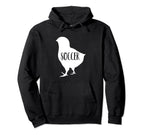 Sport Soccer Chick Hoodie - Fun Novelty Design for Adults