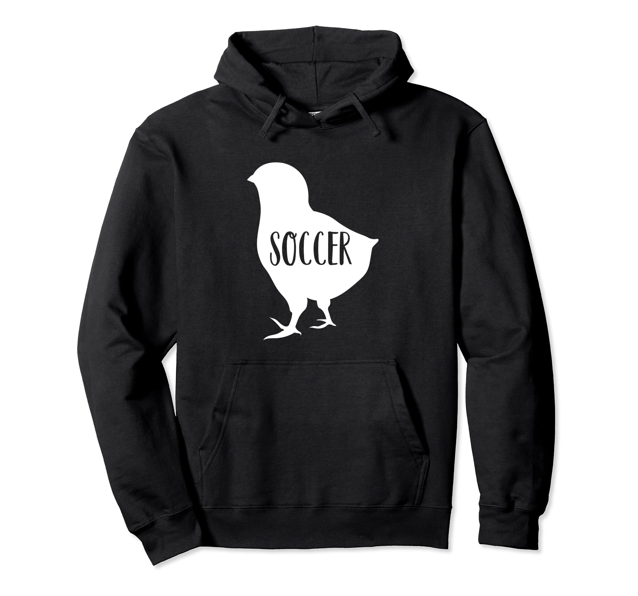 Sport Soccer Chick Hoodie - Fun Novelty Design for Adults