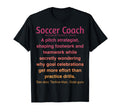 Funny Soccer Coach T-Shirt - Custom Art Print for Adults