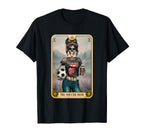 Soccer Mom Tarot Card Skeleton Messy T-Shirt - Minimalist Print for Adults