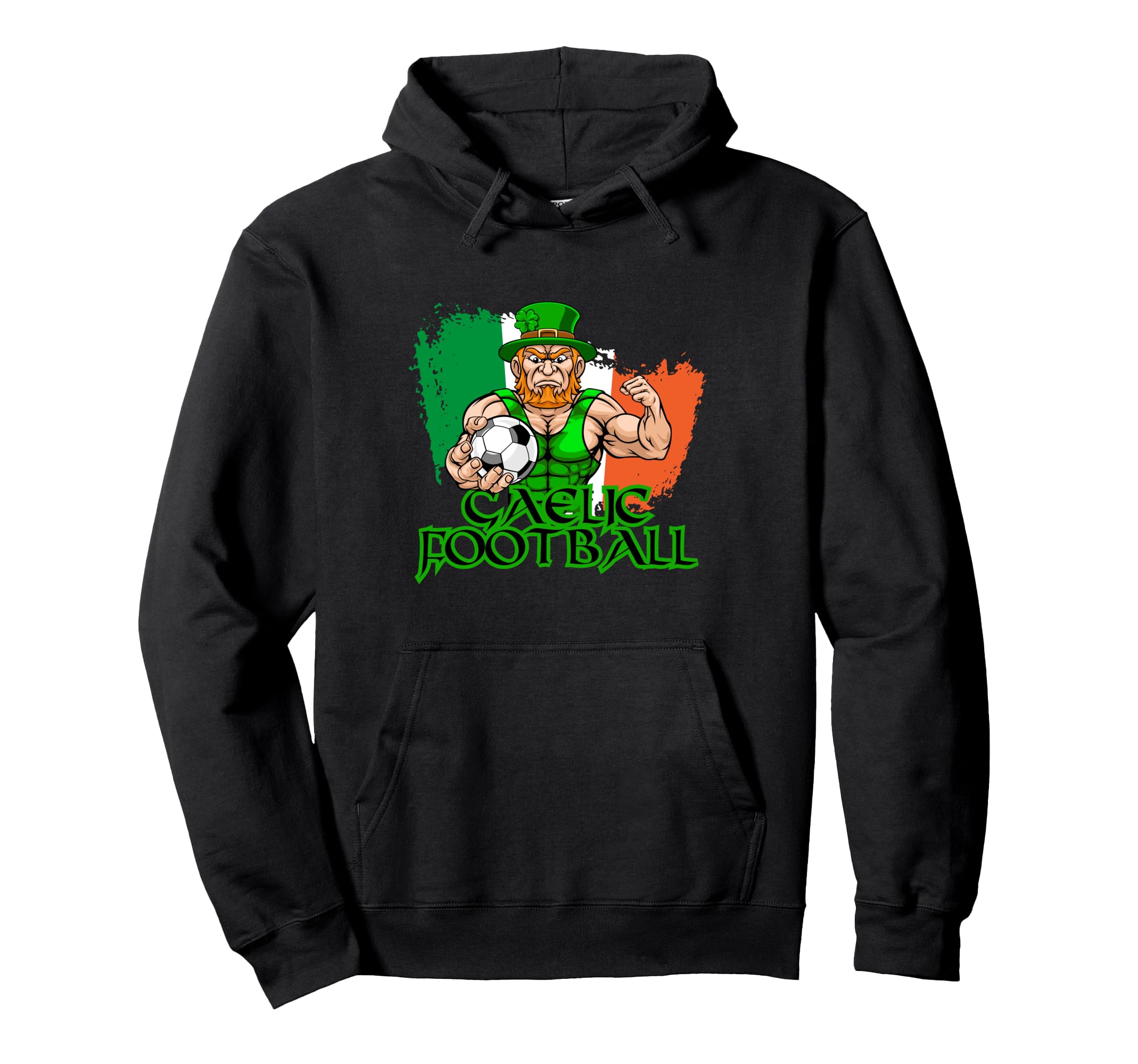 Gaelic Football Heart Celtic Irish Hoodie - Aesthetic Graphic Unisex