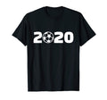 2020 Soccer Ball T-Shirt - Graphic Print for Adults