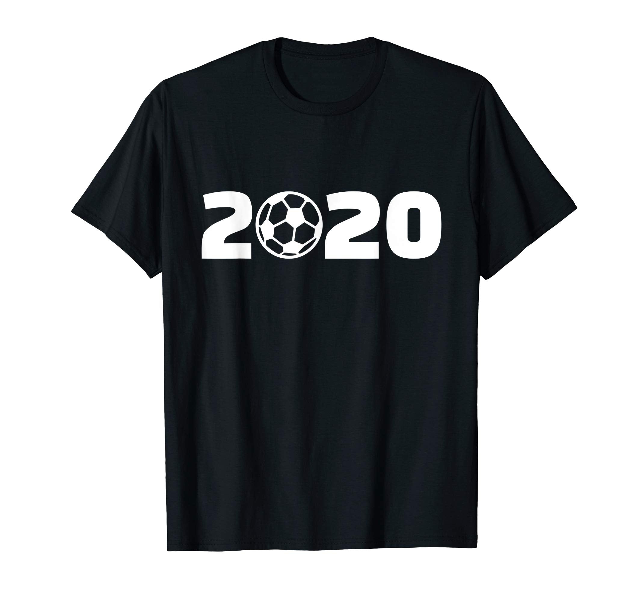 2020 Soccer Ball T-Shirt - Graphic Print for Adults