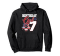 7Th Birthday Party American Flag Soccer Hoodie - Novelty Apparel Men Women