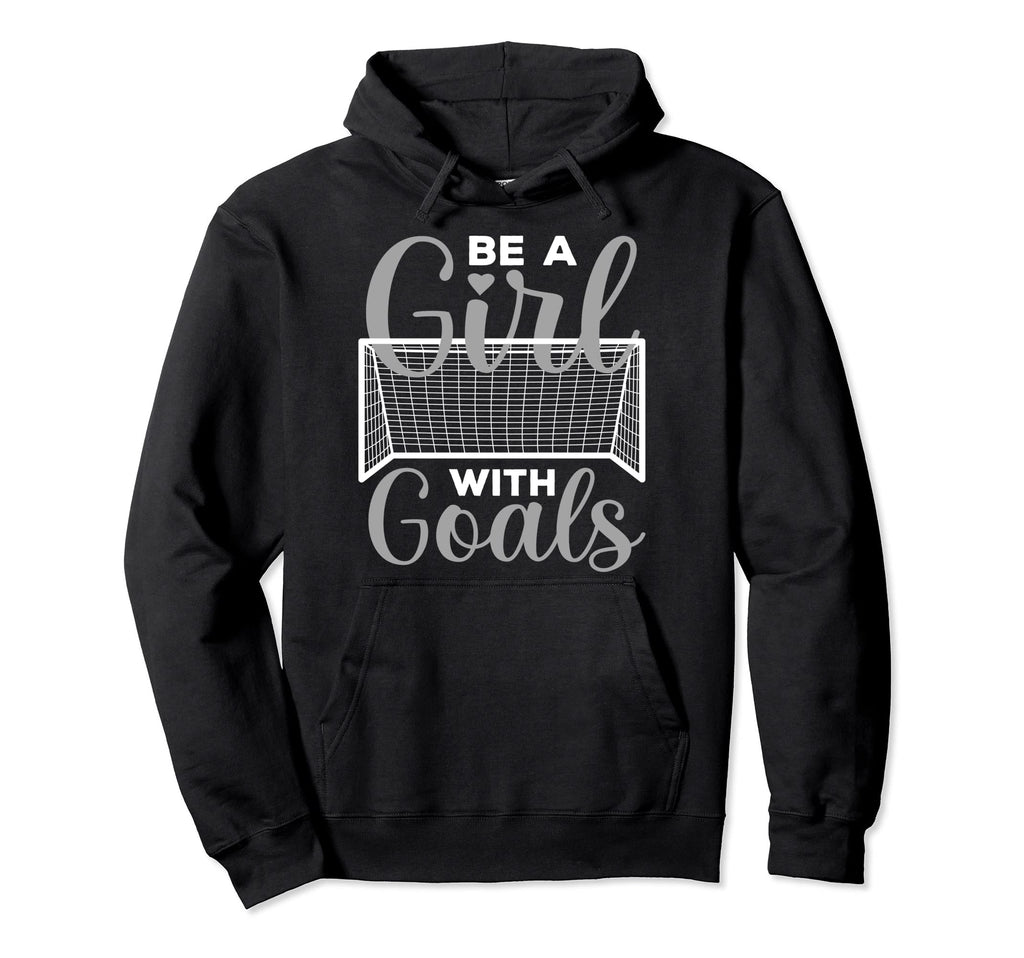 Funny Soccer Art Teens Soccer Lovers Hoodie - Minimalist Print Unisex