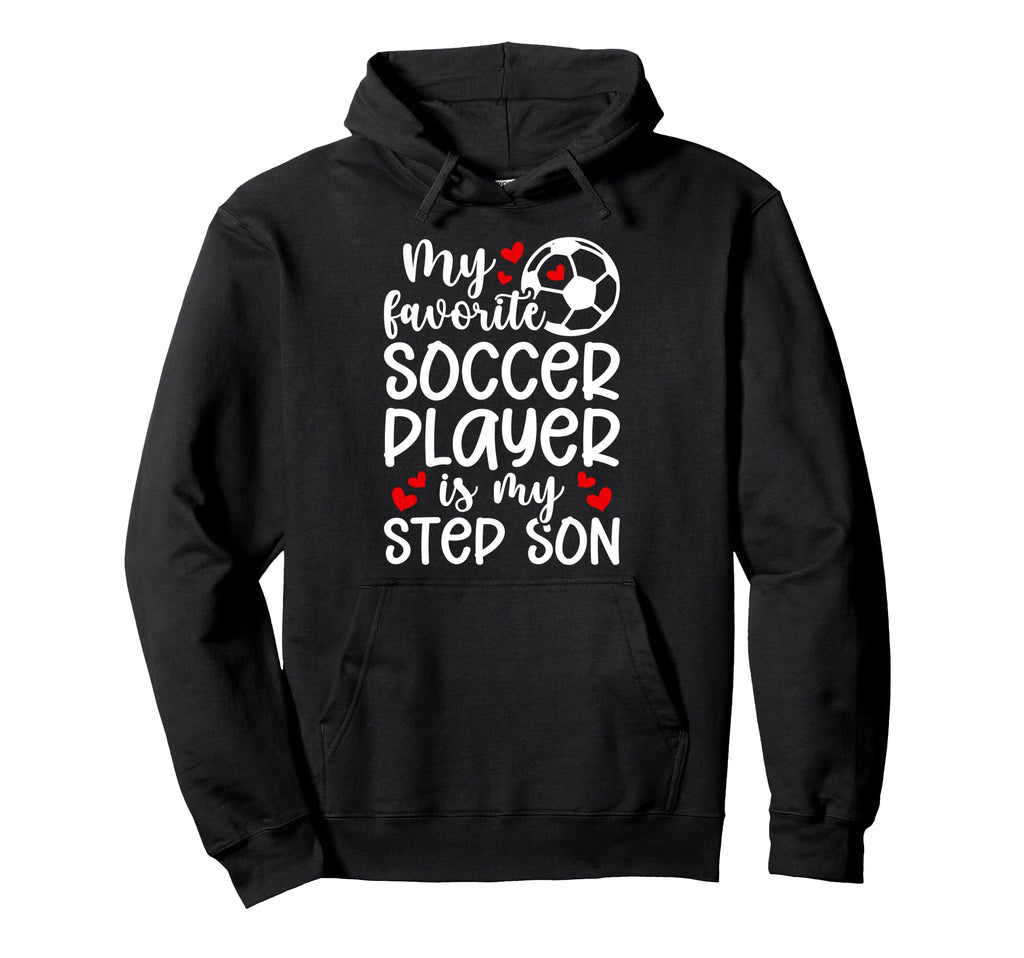 Proud Soccer Step Mom Soccer Player Hoodie - Casual Everyday Wear Unisex