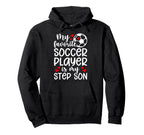 Proud Soccer Step Mom Soccer Player Hoodie - Casual Everyday Wear Unisex