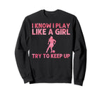 Funny Soccer Art Soccer Player Sweatshirt - Fun Novelty Design Unisex