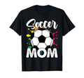 Soccer Mom Soccer Player Game Day Mothers T-Shirt - Graphic Print Unisex