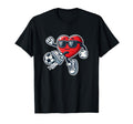 Soccer Is My Valentine Heart T-Shirt - Aesthetic Graphic Men Women