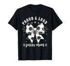 Soccer Mom Proud And Loud Raising T-Shirt - Unique Graphic Men Women