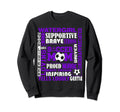 Soccer Mom Traits Best Words Mothers Sweatshirt - Streetwear Style Unisex