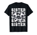 Coquette Soccer Sister Matching T-Shirt - Fun Novelty Design Men Women