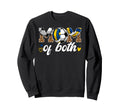 Mom Both Leopard Soccer Volleyball Sweatshirt - Trendy Graphic for Adults
