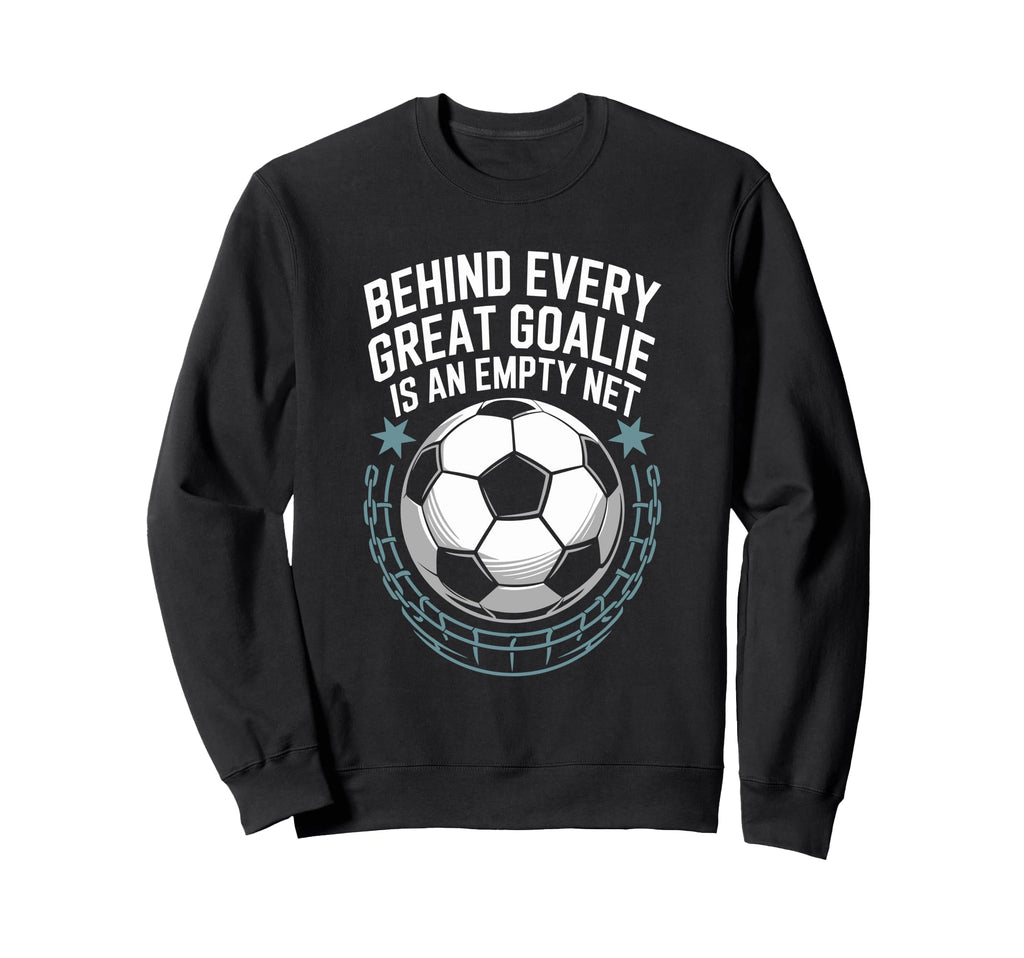 Soccer Player Behind Every Great Sweatshirt - Graphic Print Men Women