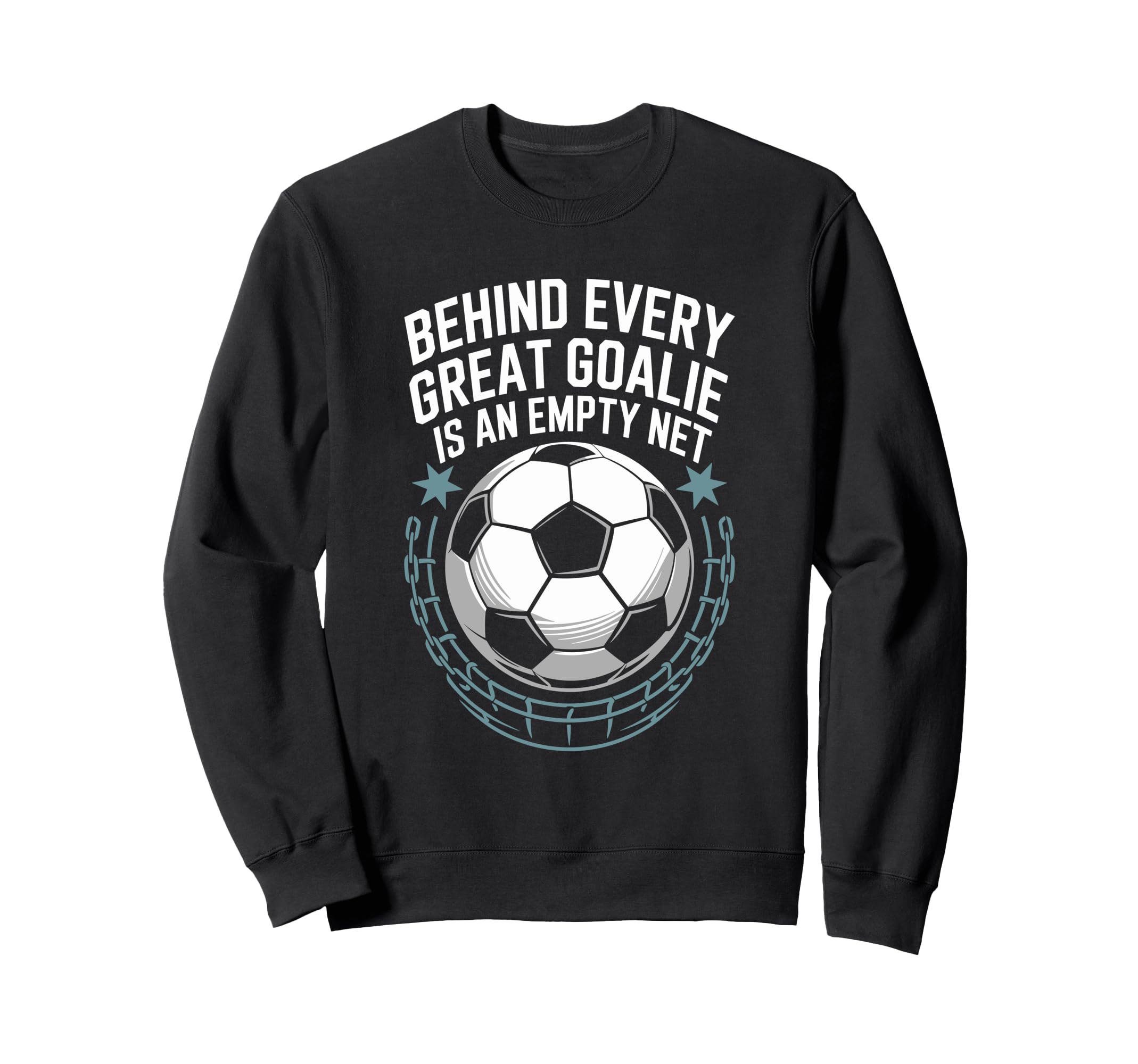 Soccer Player Behind Every Great Sweatshirt - Graphic Print Men Women