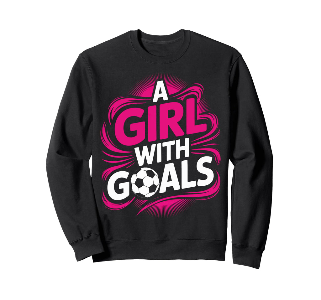 Soccer Lovers Dream Big Goals Sweatshirt - Unique Graphic for Adults