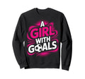 Soccer Lovers Dream Big Goals Sweatshirt - Unique Graphic for Adults