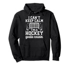 Im Hockey Goalie Cousin Ice Hockey Hoodie - Minimalist Print Men Women