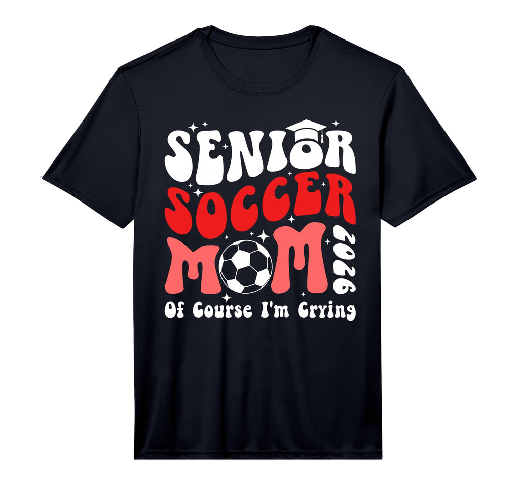 Mens Proud Soccer Senior Mom 2026 T-Shirt - Casual Everyday Wear Men Women