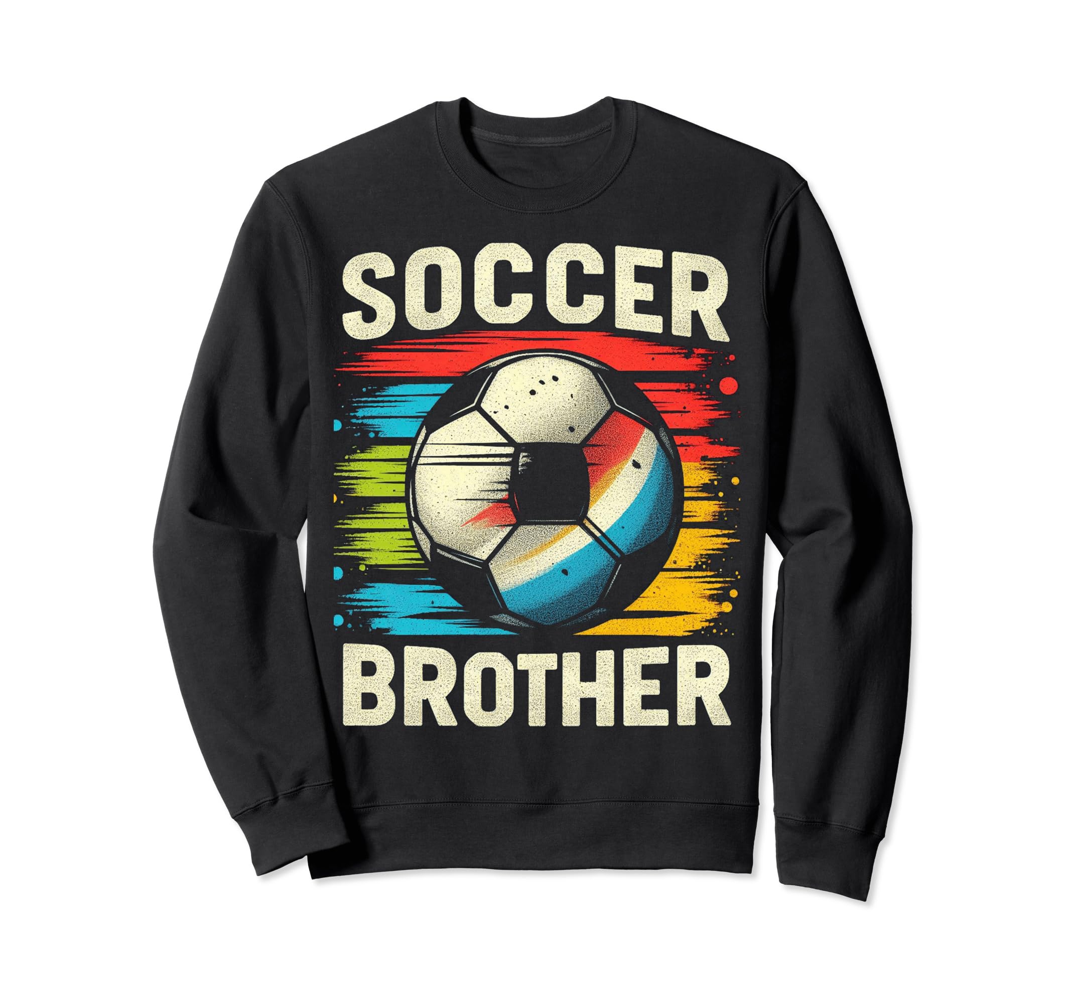 Soccer Brother Family Matching Team Sweatshirt - Graphic Print for Adults