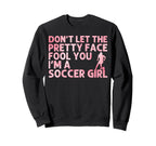 Funny Soccer Art Soccer Lover Sweatshirt - Custom Art Print for Adults
