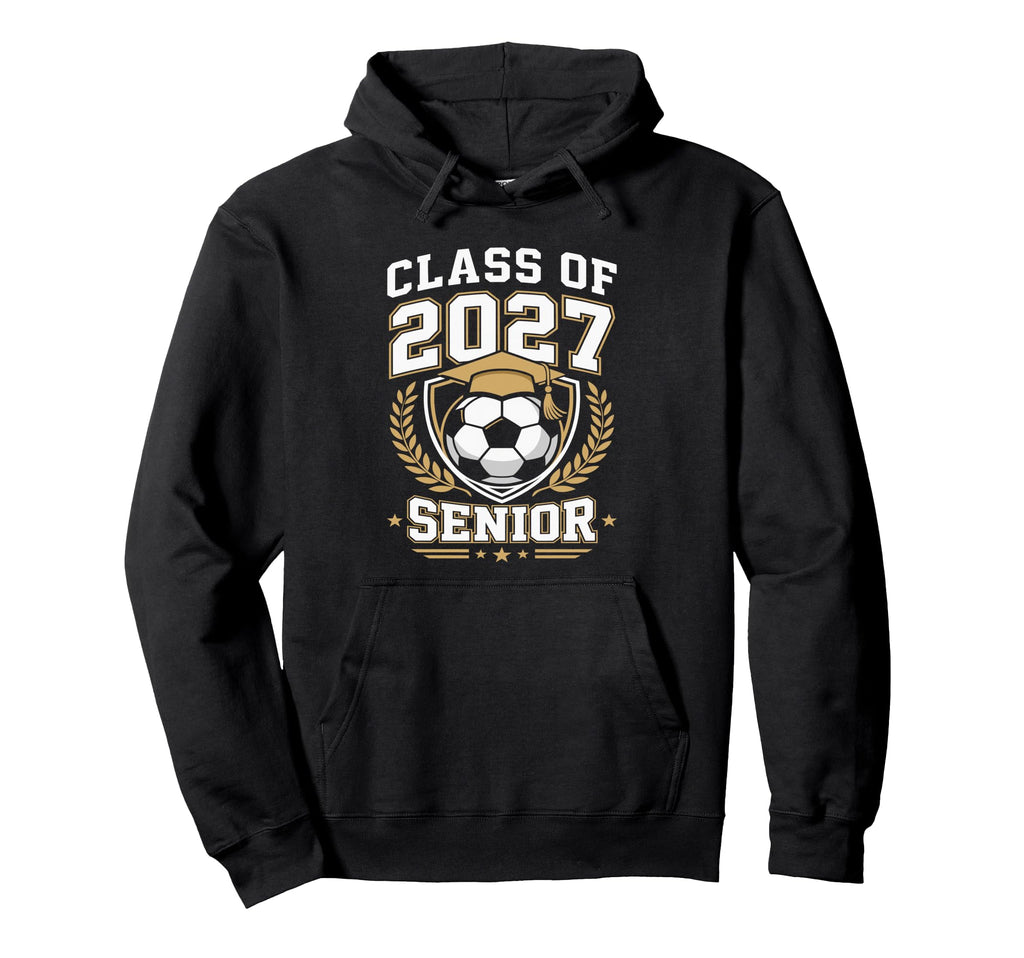 Class 2027 School Senior Soccer 2027 Hoodie - Unique Graphic Men Women