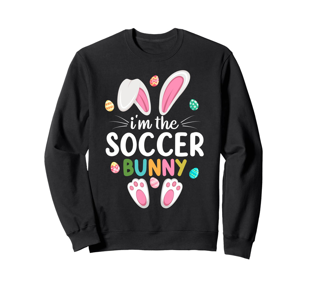 Im Soccer Bunny Matching Family Sweatshirt - Fun Novelty Design Men Women