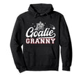 Ice Hockey Goalie Granny Ice Hockey Hoodie - Custom Art Print for Adults