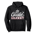 Ice Hockey Goalie Granny Ice Hockey Hoodie - Custom Art Print for Adults