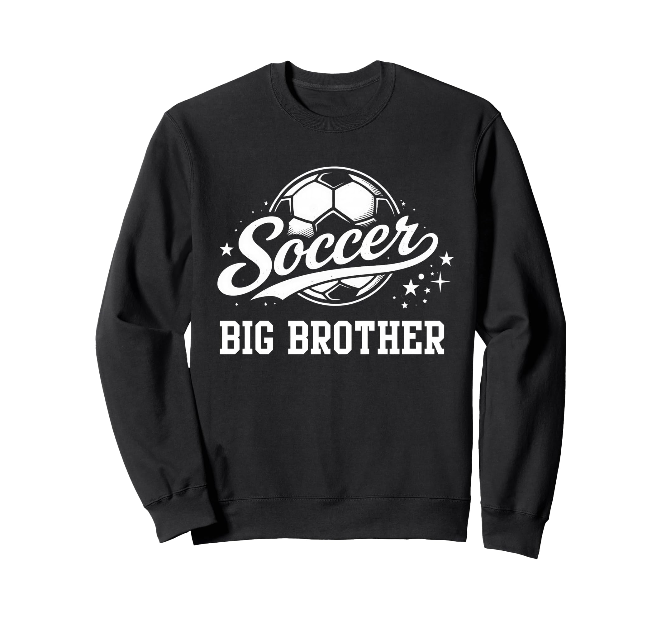 Soccer Big Brother Soccer Ball Sweatshirt - Casual Everyday Wear Men Women
