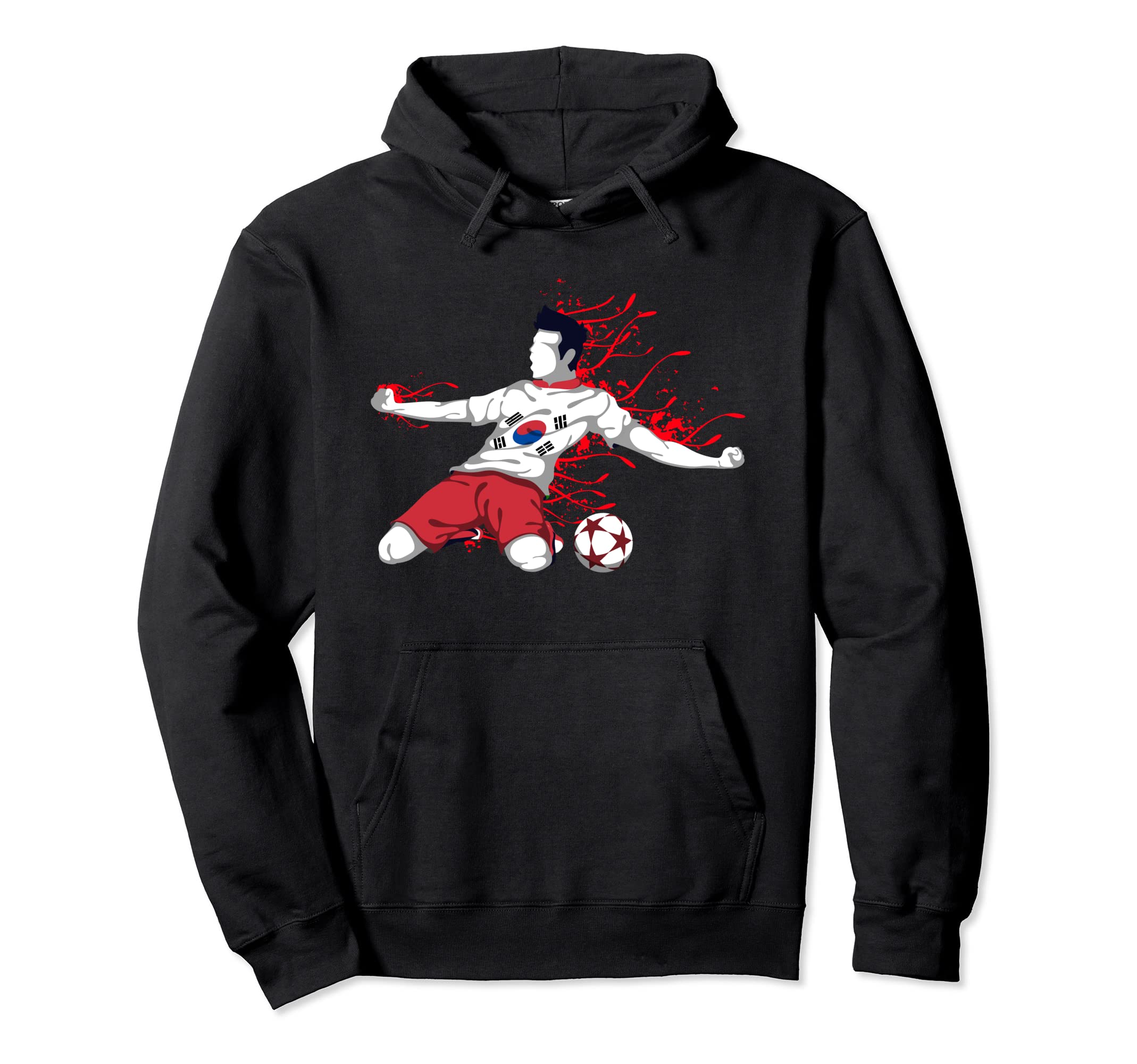 South Korea Soccer Fans Jersey South Hoodie - Graphic Print for Adults