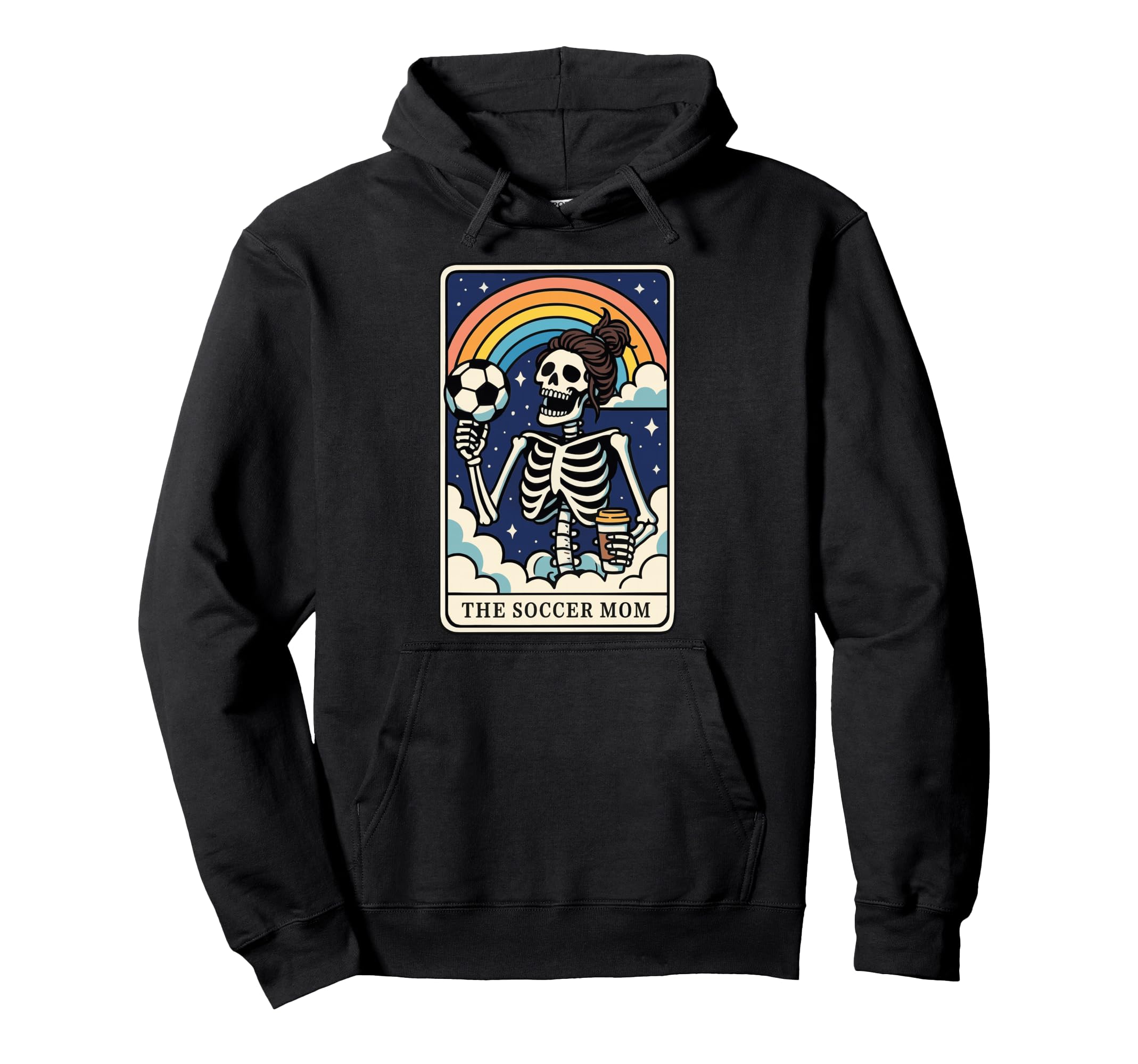 Soccer Mom Tarot Card Hoodie - Custom Art Print Unisex