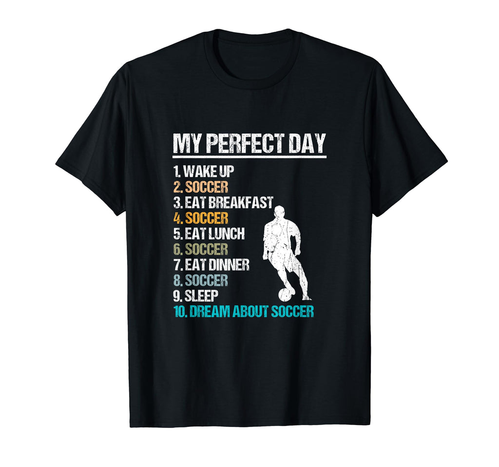 Eat Sleep Soccer Repeat Sport Player T-Shirt - Trendy Graphic Unisex