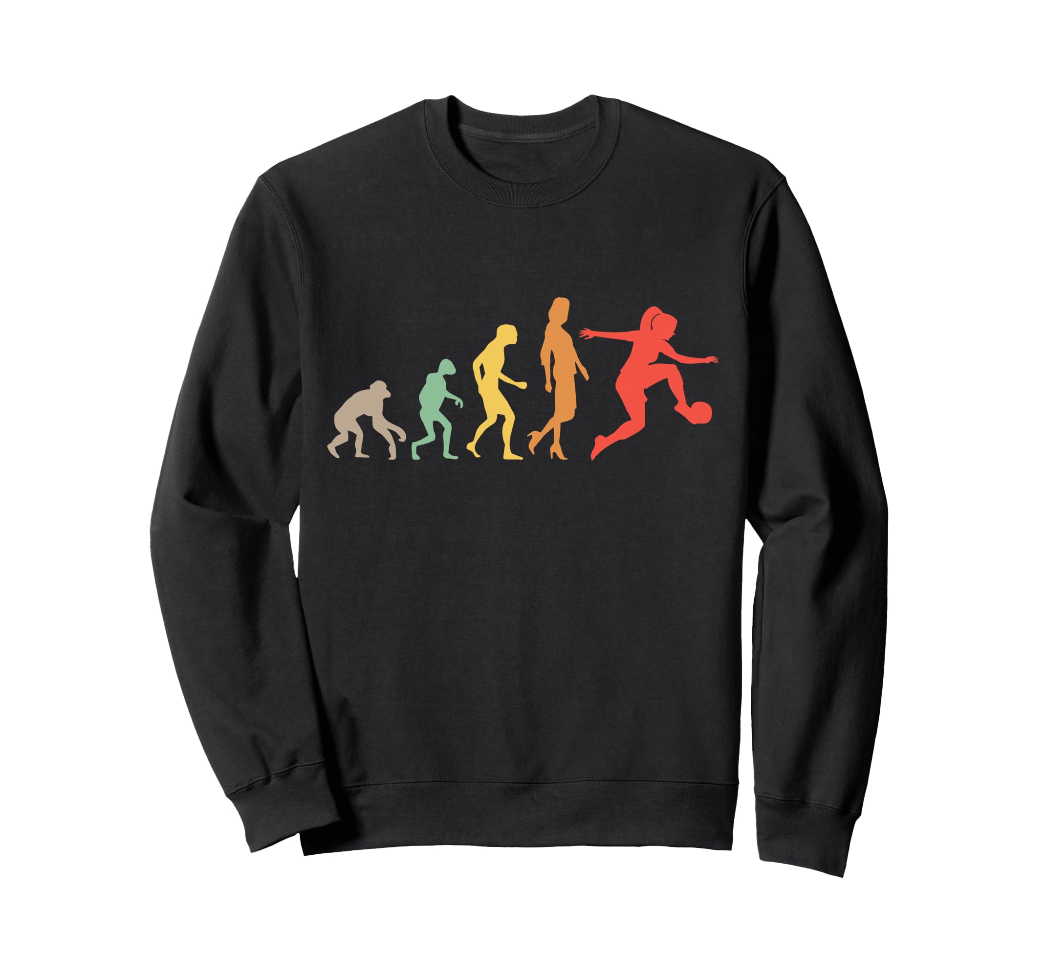Female Football Player Soccer Sweatshirt - Casual Everyday Wear for Adults