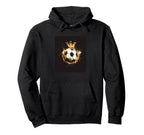 Nice Soccer Ball Golden Crown And Hoodie - Unique Graphic Men Women