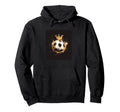Nice Soccer Ball Golden Crown And Hoodie - Novelty Apparel for Adults