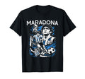 Diego Maradona 90S Hip Hop Soccer T-Shirt - Novelty Apparel Unisex