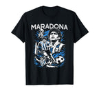 Diego Maradona 90S Hip Hop Soccer T-Shirt - Novelty Apparel Unisex
