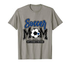 Soccer Mom Blue Soccer Player Calls T-Shirt - Novelty Apparel for Adults