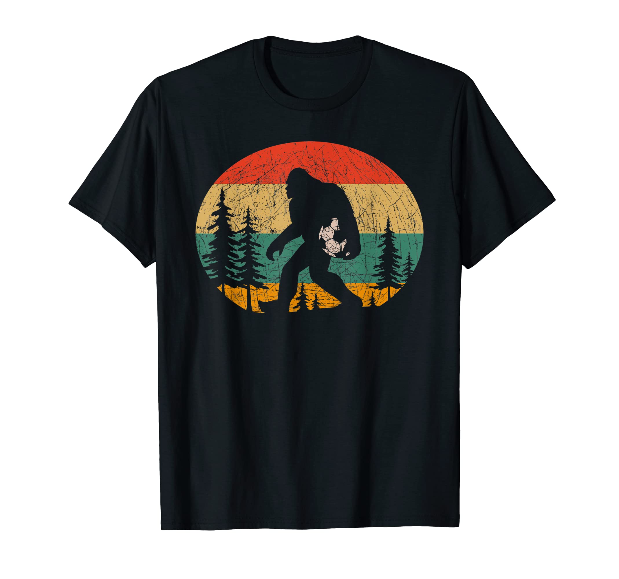 Sasquatch Soccer Soccer Player Bigfoot T-Shirt - Novelty Apparel Men Women
