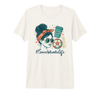 Soccer Mom Life Coffee Lover Messy T-Shirt - Aesthetic Graphic for Adults
