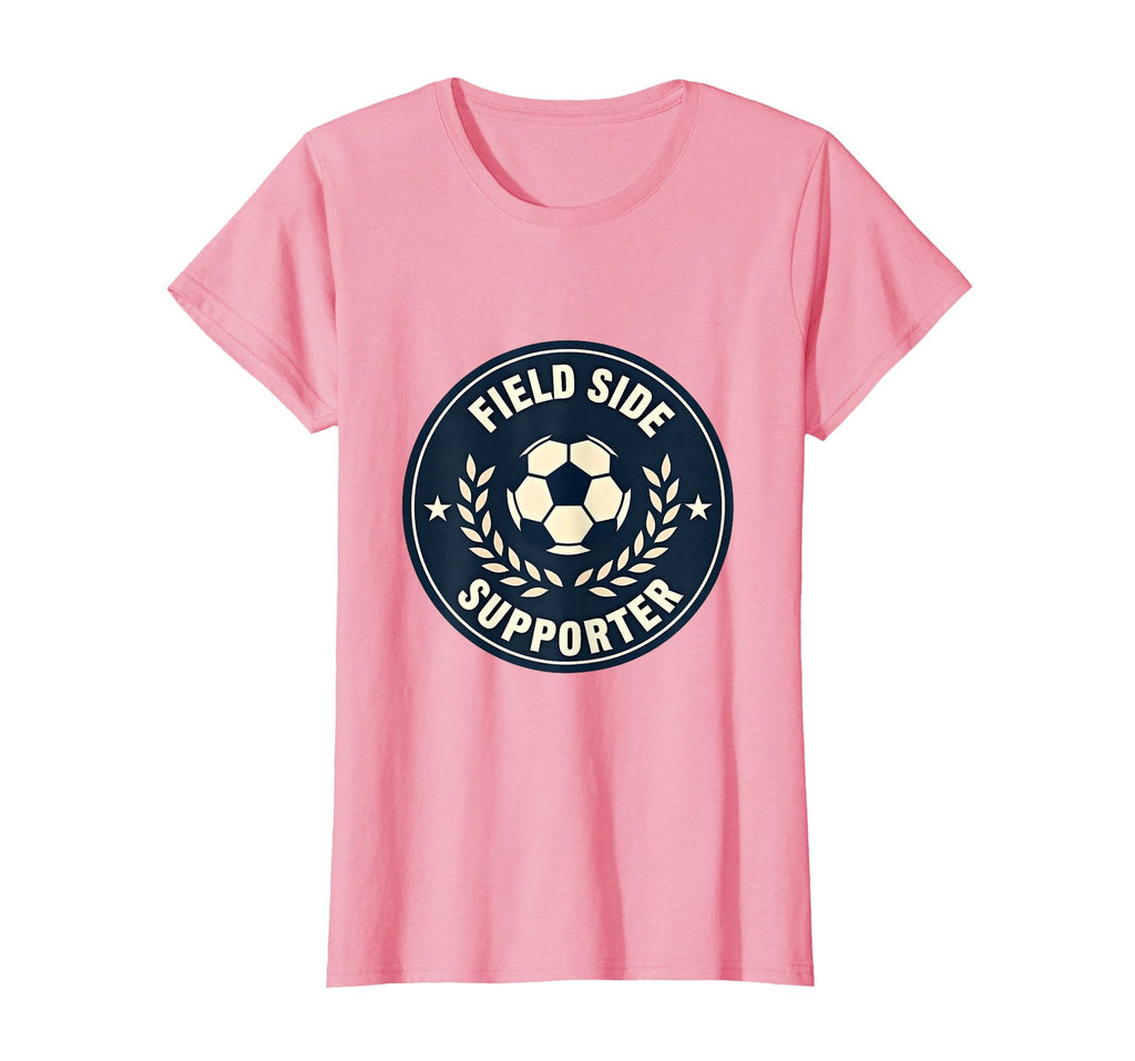 Field Side Supporter Soccer Mom T-Shirt - Fun Novelty Design Men Women