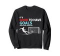 Lifes About Goals And Assists Sweatshirt - Aesthetic Graphic for Adults