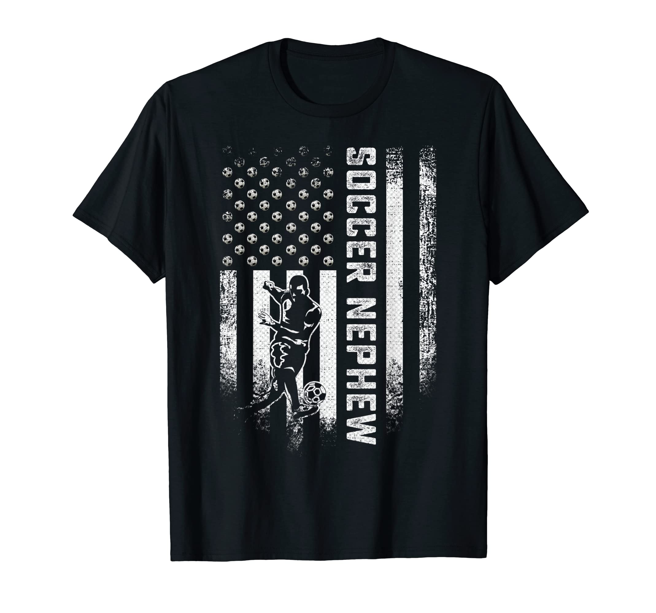 Usa American Flag Proud Soccer T-Shirt - Custom Art Print for Adults