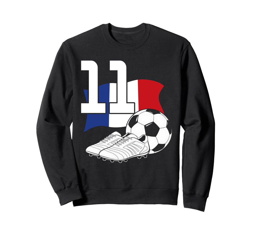 11 Soccer Birthday Gift Soccer Fan Sweatshirt - Unique Graphic for Adults
