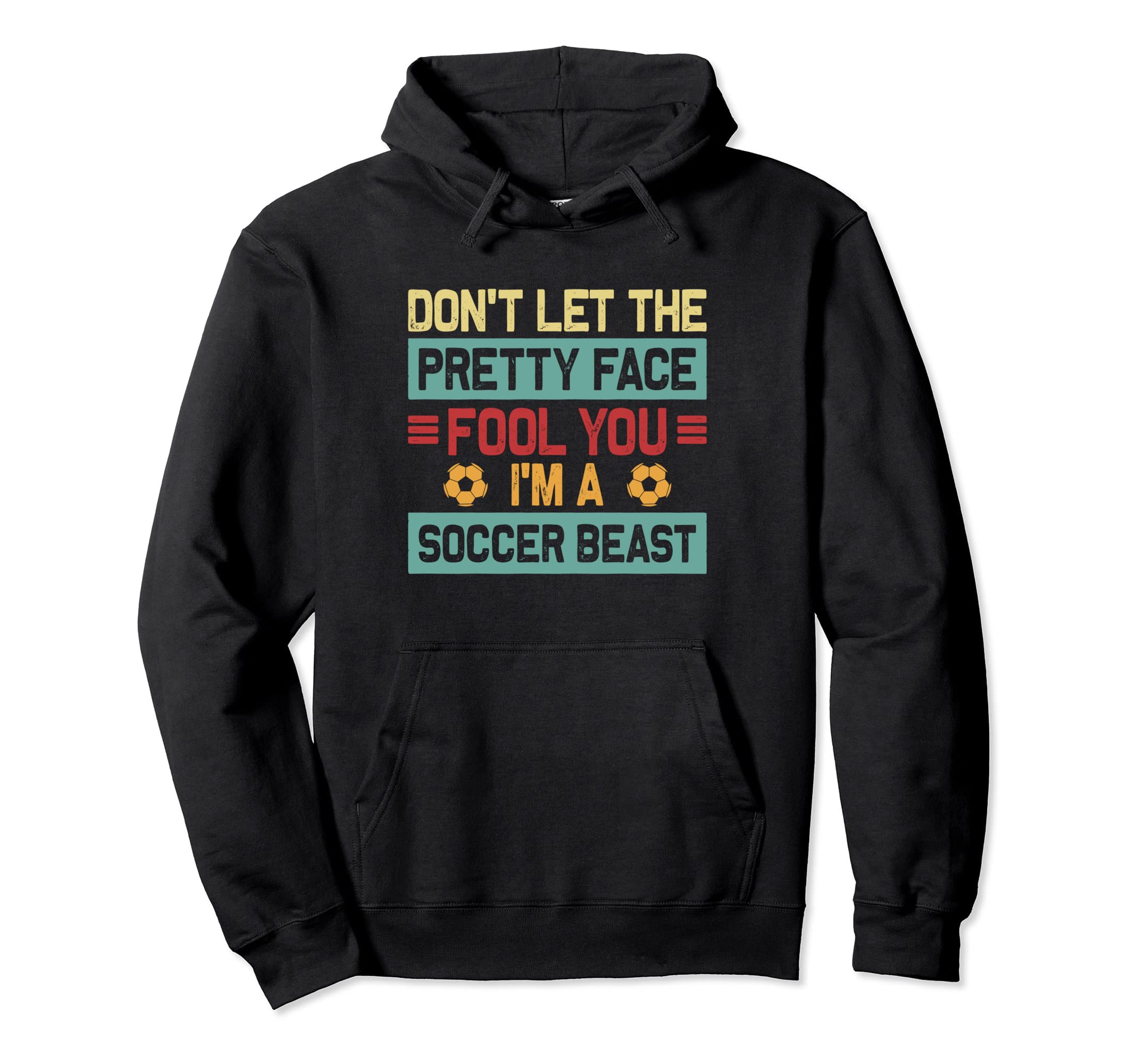 Soccer Teen Soccer Lover Player Sports Hoodie - Fun Novelty Design Unisex