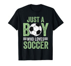 Just Who Loves Soccer Football T-Shirt - Custom Art Print Men Women